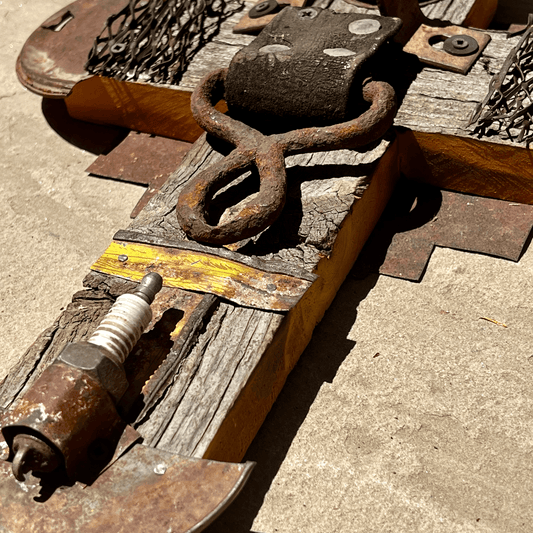 Isleta Pueblo Cross (Bernalillo Pueblo, New Mexico) - From The Andes