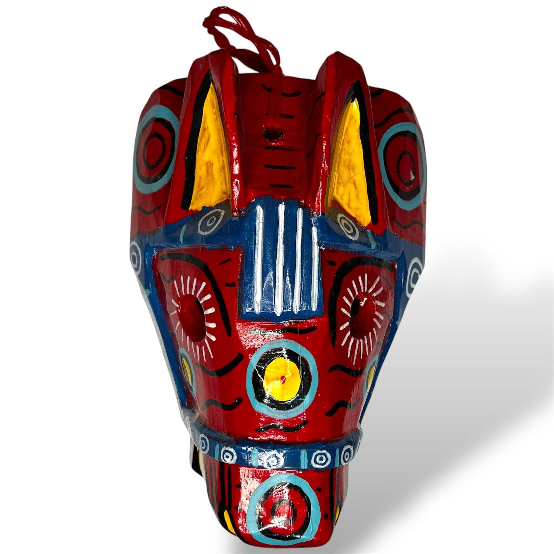Guatemalan Horse Mask – Crimson Stallion - From The Andes